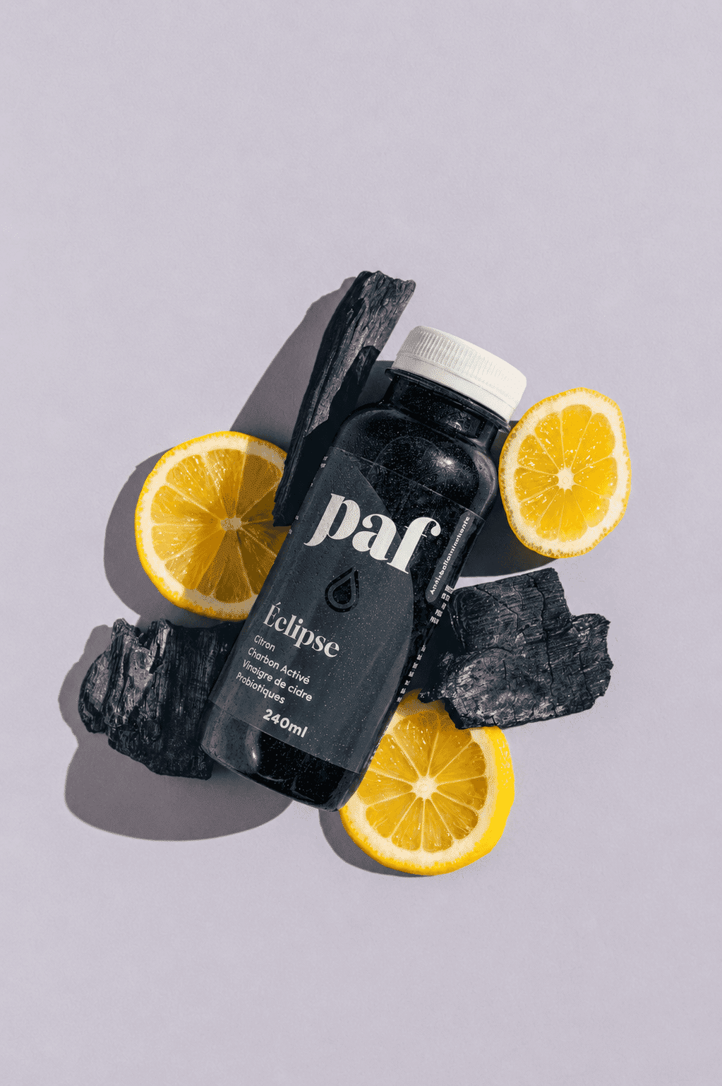 Coffret de Citronnades Charbon Activé et probiotiques – ÉCLIPSE