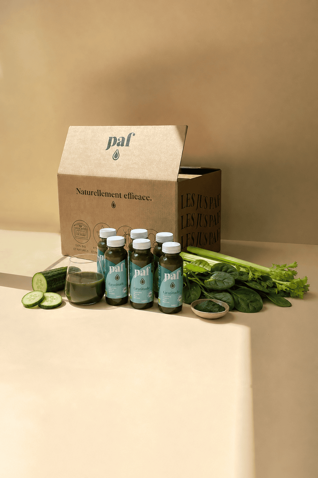 Coffret de jus de légumes verts & spiruline - GRATITUDE – Image 4
